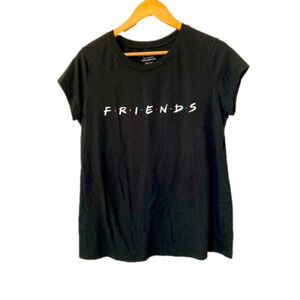 Friends tv series XXL black graphic tee shirt